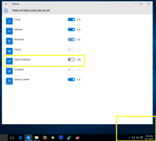 Windows10で言語インジケーターアイコンを削除および非表示にする方法
